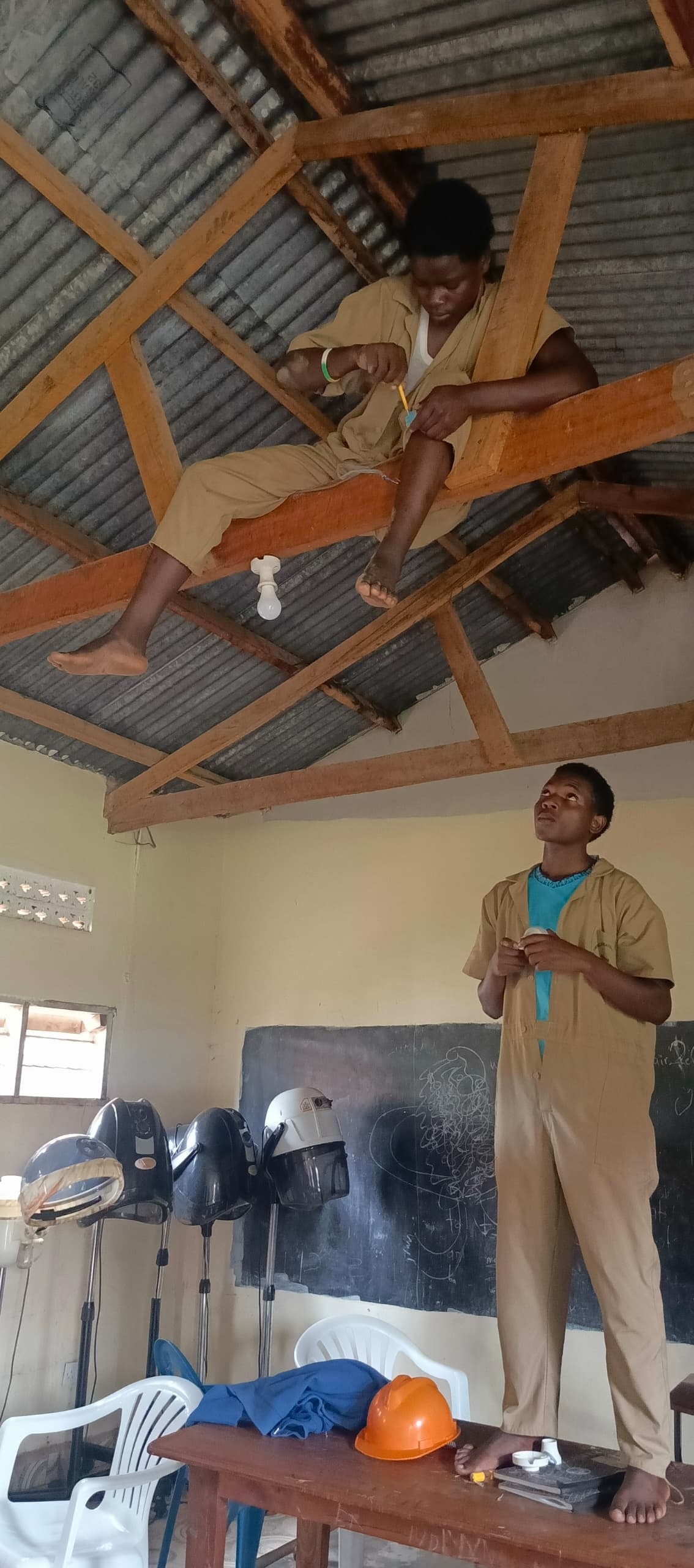 Solar battery system setup practice