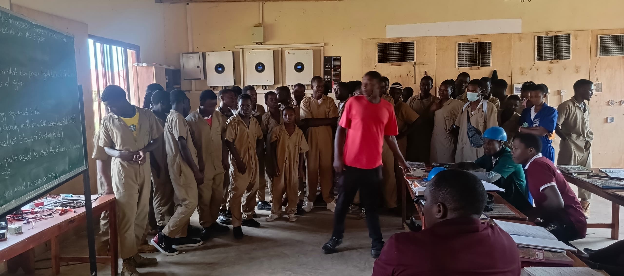 Solar training graduation ceremony